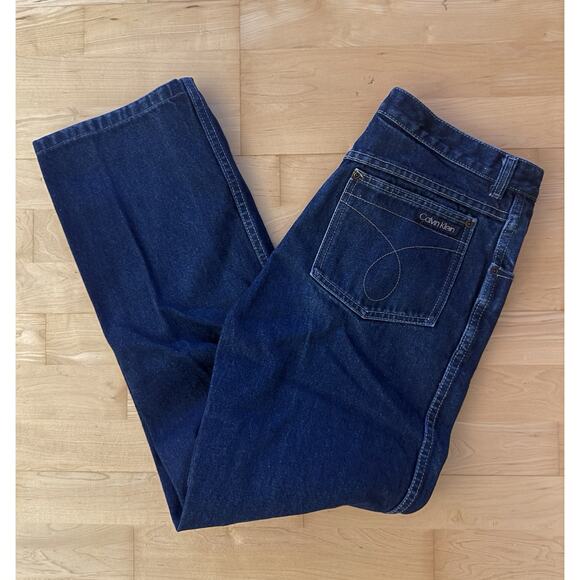 VTG Calvin Klein Made In USA High Rise Retro Straight Jeans 31 (actual 29 X 28) - Picture 8 of 8